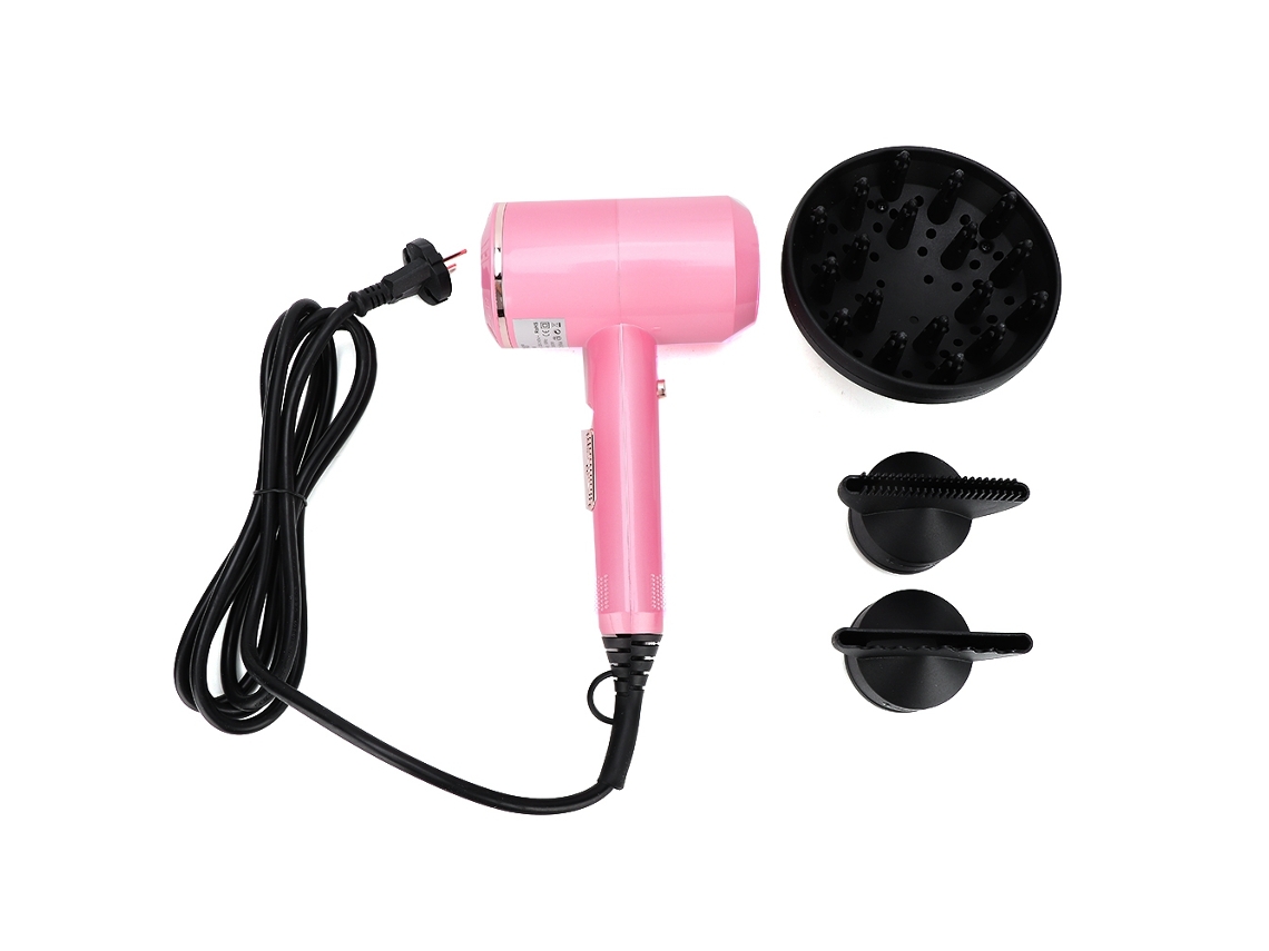 Secador De Cabelo Elétrico Profissional Com Ar Quente E Frio Secador De Cabelo Estilo Rosa