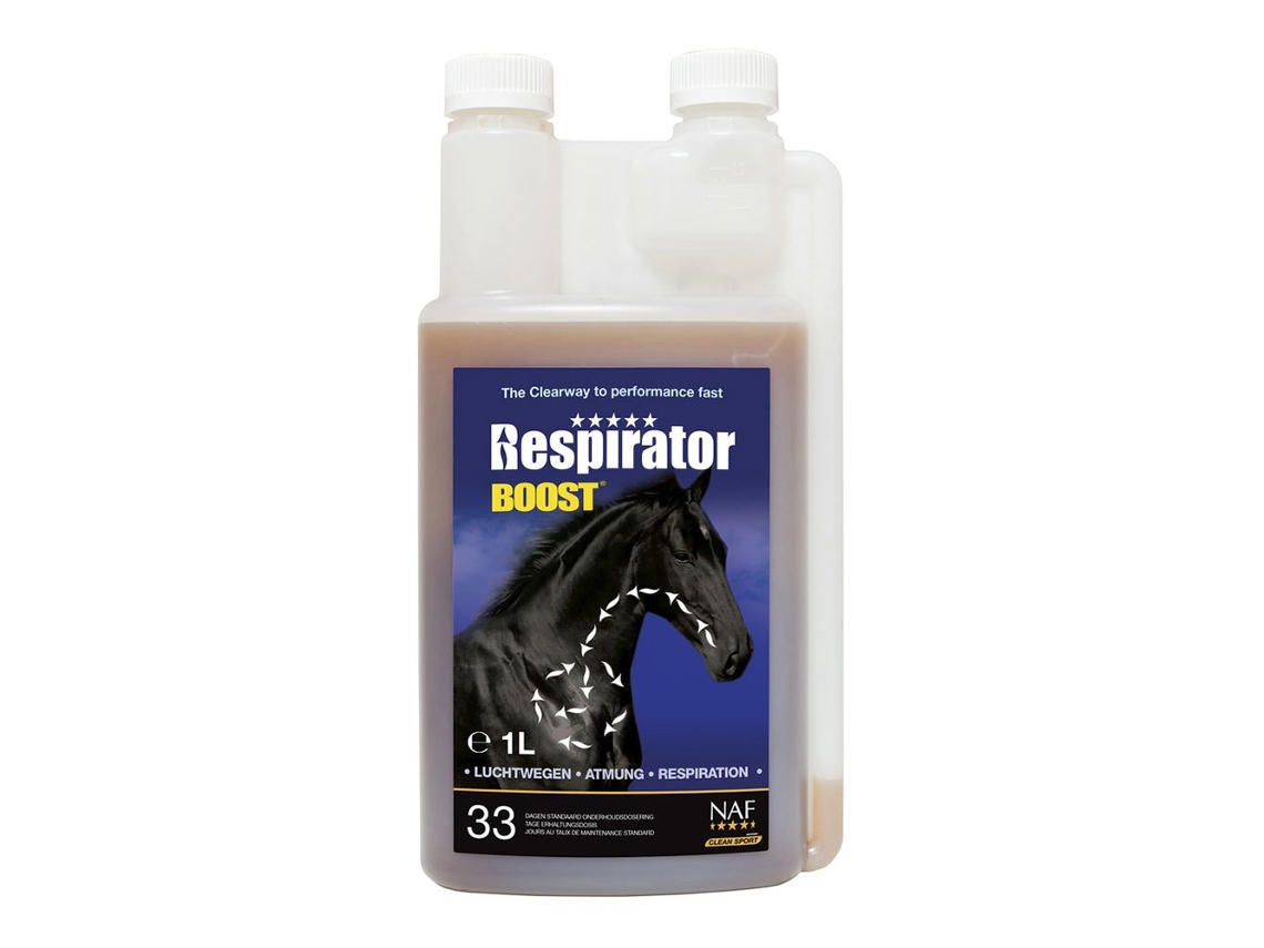 Alimentação Complementar Respirator Boost 1L Transparentenaf Equine
