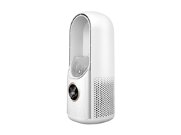 Ventilador Sem Pás Multifuncional 6 Vents Umidificação Purificação Temporizador Luz YANYXR