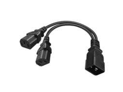 Lurelia Cabo De Alimentação C20 Para C13, 32cm, 3x1, 250 V