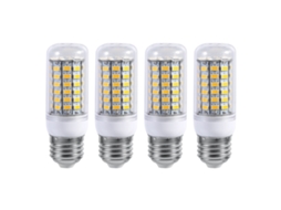 Rebe-4 Peças De Lâmpada Led E27 10w 220v Luz Branca Quente Para Lâmpadas De Teto E Pendentes Residenciais