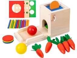 Brinquedos Educativos De Madeira Para Crianças Pequenas, Puxar Com