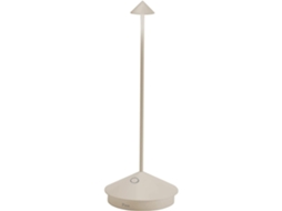 Pina Pro Sand Candeeiro de Mesa Led Recarregável e Regulável ZAFFERANO