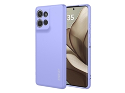 Capa De Silicone Para Motorola Edge 50 Neo 5g Enkay Hat Prince Straight Edge Capa Traseira Para Celular Roxa