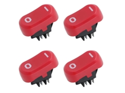 Conjunto De 4 Interruptores De Substituição Para Aspirador De Pó, Incluindo Interruptor De Alimentação Do Motor E Acessório Para Aspirador De Pó_glo