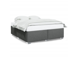 Bed Frame, Bed Frames Vidaxl Cinzeto Tecido (180 X 200 Cm)