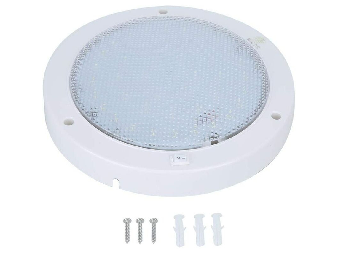 Lampada Teto Led 9w Caravan Yacht Quente Light