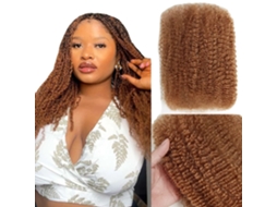 Extensões De Cabelo Humano, Textura Cacheada Kinky, Permutável, 30-a, 2pcs/lote, 18polegadas-b