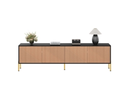 Móvel de Tv Moderno, Suporte para Tv, Painel de Tv, Suporte Baixo para Tv. Design Exclusivo em Blocos de Cores, 179 X 35 X 53,5 Cm DELCOND (c X L X A)