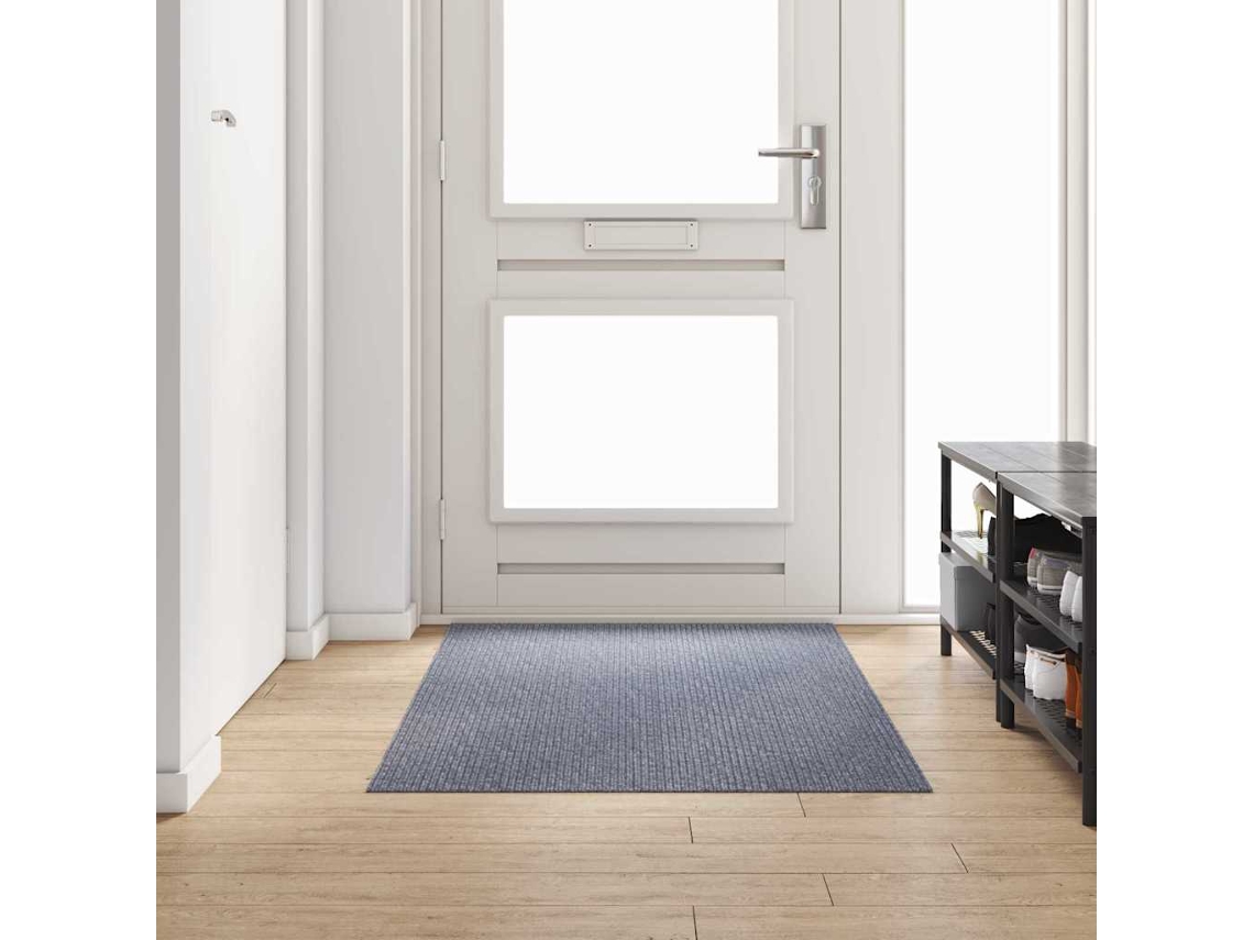 Vidaxl Runner De Carpete Cinzento-claro 100 X 100 Cm Tecido