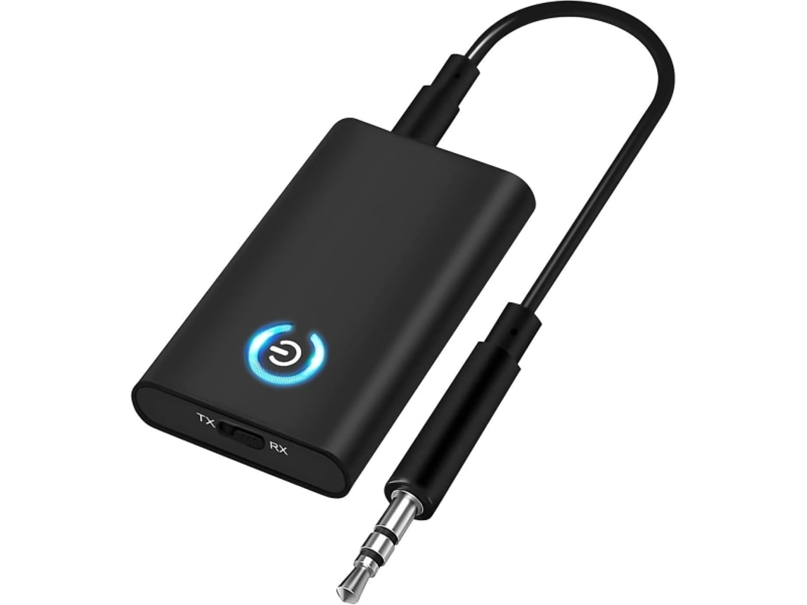Transmissor E Receptor Bluetooth Adaptador De Áudio 2 Em 1 Mini Portátil Link Duplo Com Conector 3,5 Mm Compatível D
