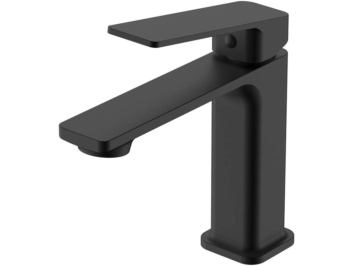 Kibath Torneira Monocomando Para Lavatório Che Com Acabamento Preto Fosco Em Latão