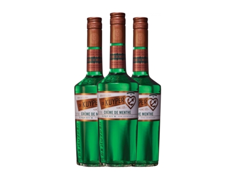 Licor Creme DE KUYPER Crème de Menthe Green (0.7 L - 3 Unidades)