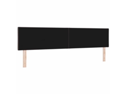 Cabeceira | Painel De Cama Marrom Escuro 200 Cm Tecido