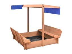 Sandbox, Sandboxes Vidaxl Marrom Madeira