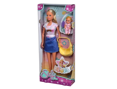 Boneca de Amor Steffi e Mochila de Bebê (Idade Mínima Recomendada: 3 anos)