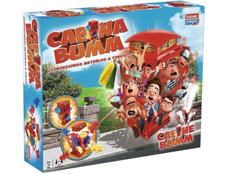Jogo de Tabuleiro  cabine Bumm