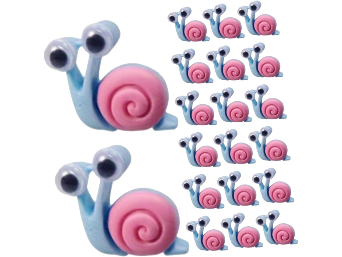 Nuobesty Conjunto De 30-pins Decorativos Com Design Divertido E Funcional Caracol Para Quadro Cortiça, Ideal Para