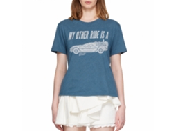 Rockinstone Back To The Future Movie My Other Ride Heather Indigo Adult T-shirt Size:xl