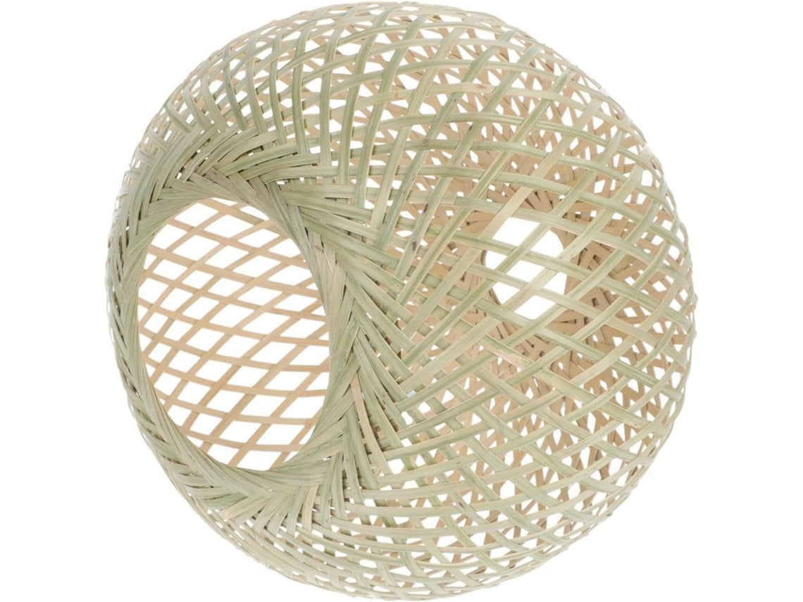 Luminária Decorativa Simples de Bambu Trançado, Estilo Chinês, para Uso Doméstico. SFUSHOS