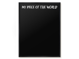 Magnetic Board My Piece Of The World For The Living Room Espelharte (60x80 Cm)