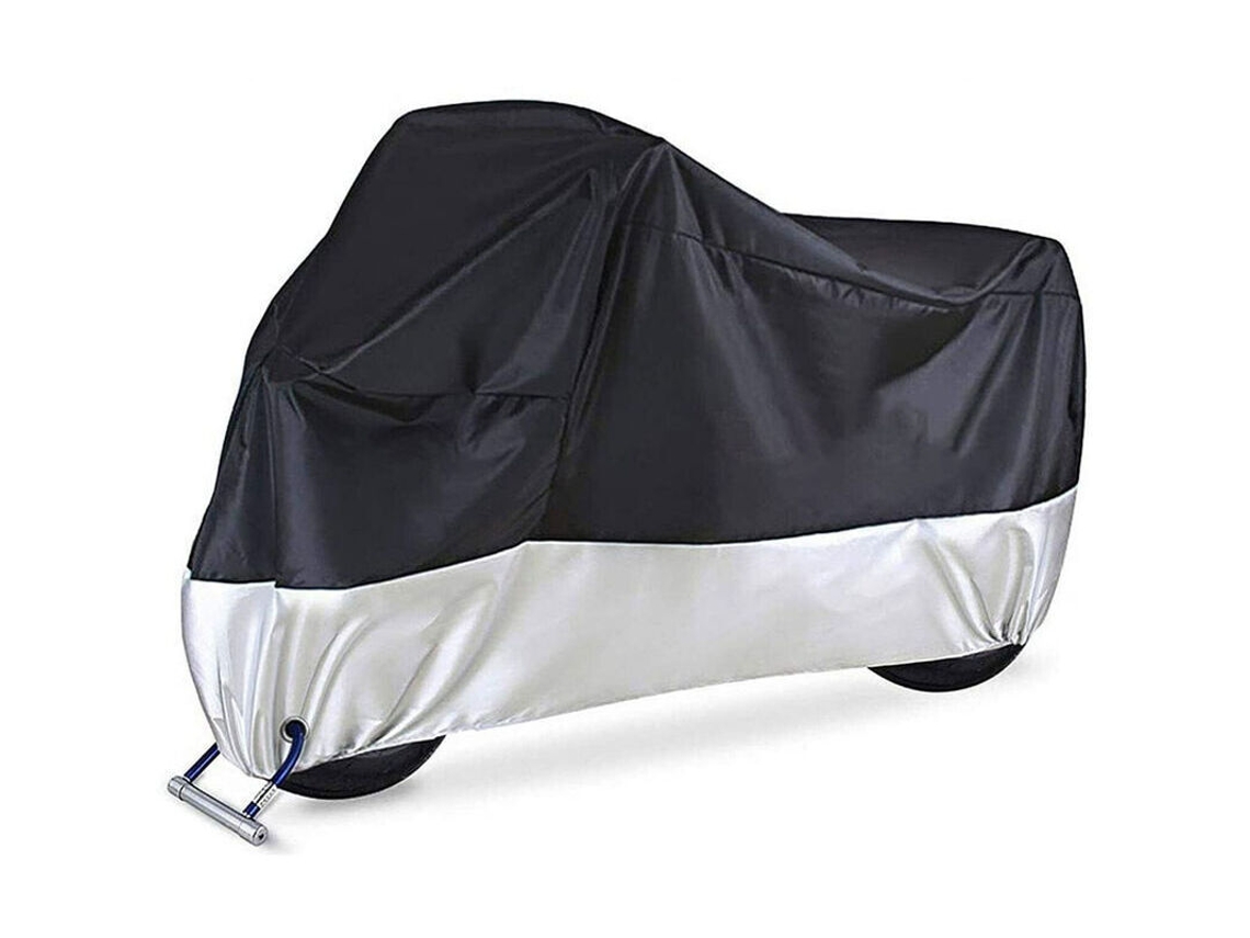 Capa De Moto Universal À Prova Dágua 210d Oxford Para Todas As Estações 245x105x125cm Com Furos Para Cadeado Btforus