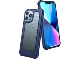 Capa Translúcida para Iphone 13 Pro Max 6.7in com Material Pc+tpu e Fibra de Carbono | S/MARCA