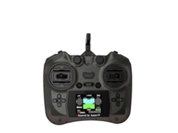 Controle Remoto Inteligente Preto E Cinza Tx Com Tela Colorida, Transmissor Com Sensor Hall, Gimbal Elrs 2.4g 100mw 12ch Para Drone Fpv Rc F