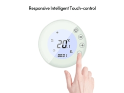 Termostato Inteligente Programável com Tela Tática Lcd de Toque para Casa Escritório Hotel