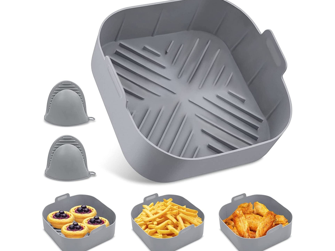 21x7cm, Formas De Silicone Para Airfryer, Acessórios Para Airfryer Cesta De Silicone Para Airfryer Slowmoose