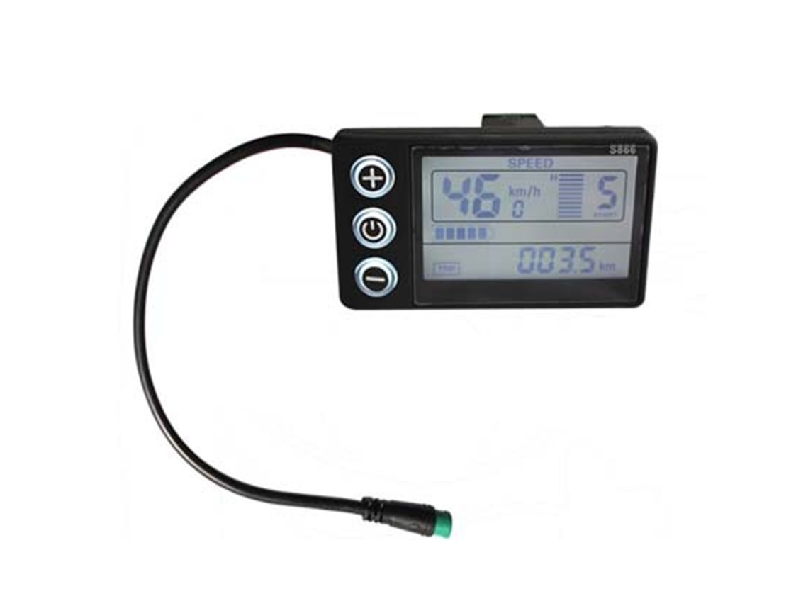 Tela LCD para patinete elétrico, painel de velocímetro fácil de ler, com conector de 5 pinos