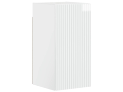 Vidaxl Armário De Parede Para Banheiro Arnhem Branco Brilhante