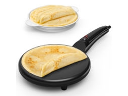 Crepeira Elétrica Antiaderente, Máquina De Roti Portátil De 700w Para Uso Doméstico, Cabo Frio Com Tigela Para Alimentos, Fácil De Limpar