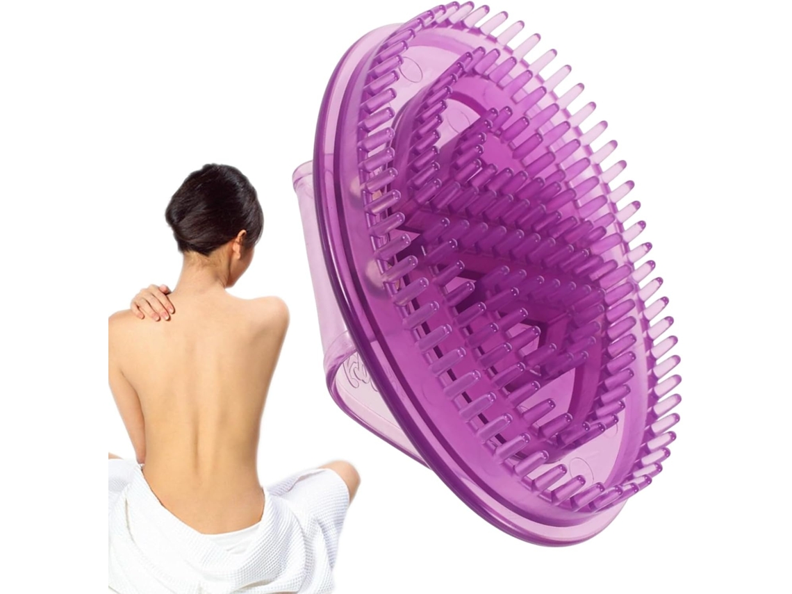 Lurelia Acessório De Duche Com Escova De Silicone Para Banho, Massagem Suave E Portátil, Banho Relaxante Prático