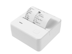 Impressora Térmica Bluetooth Mini Portátil Doméstica 58mm, Branco