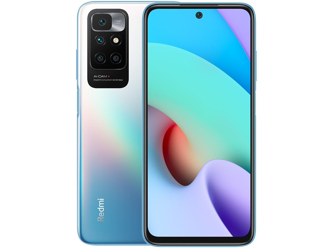 Smartphone XIAOMI Redmi 10 2022 16,5 Cm 6.5 Dual Sim Híbrido Android 11 4G Usb Type-C 4 Gb 128 Gb 5000 Mah Azul