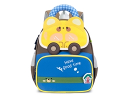 Mochila Eifson Sapo 3-6 Anos, 8l, Leve E Durável - Castanho