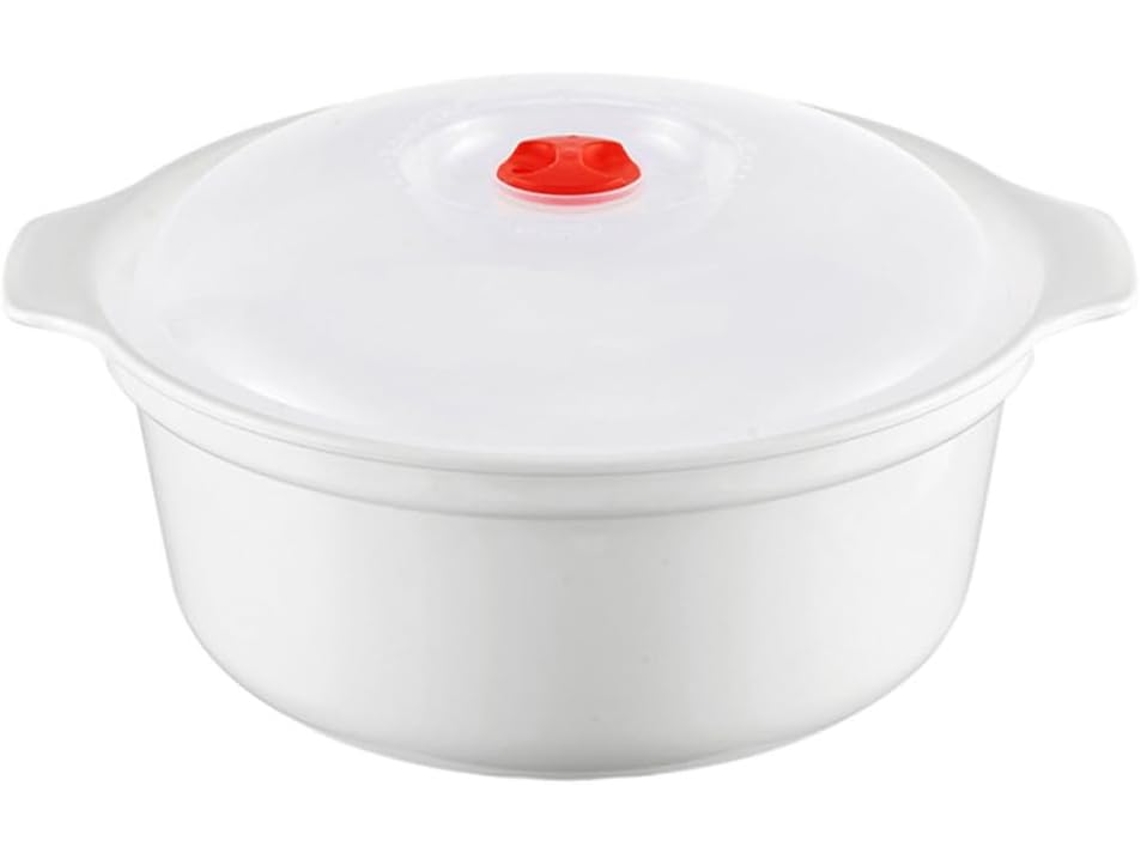 Marmita Reutilizável Clispeed Em Plástico Pp Com Grande Capacidade E Compartimentos Para Manter Os Alimentos Frescos