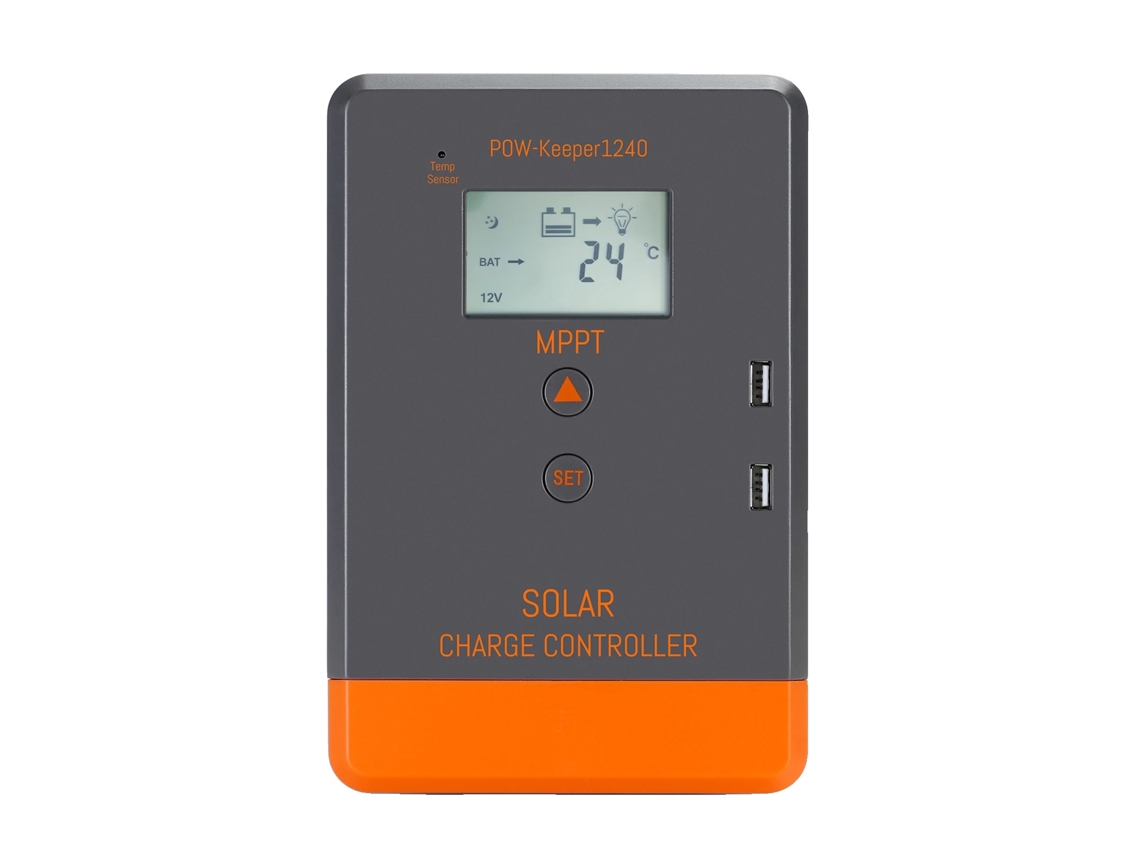 Controlador De Carga Solar, Máxima Eficiência, Modos De Controle Versáteis, Prata, Mppt 30a, 12v 24v Oem
