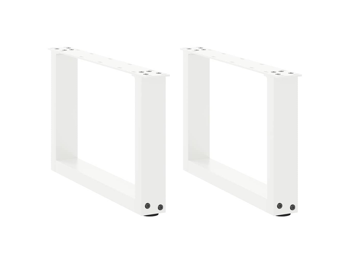 Coffee Table Leg, Coffee Table Legs Vidaxl Branco Aço (50 X (30-31) Cm)