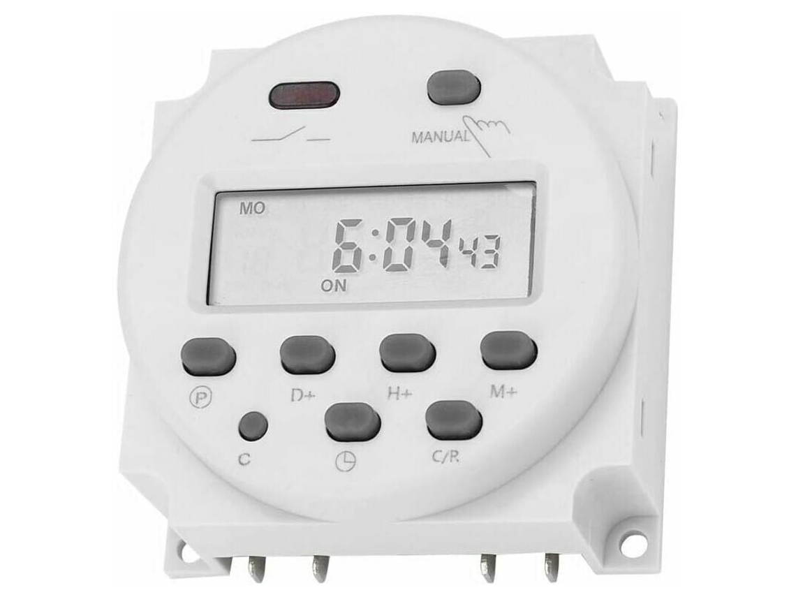 Temporizador Mecânico TB388, 15 Minutos a 24 Horas, Sem Falha de Energia AQUAFORGE
