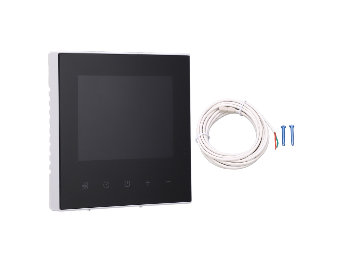 Lurelia Termostato Inteligente Com Comando Remoto Por Aplicativo Wi Fi, Tela Sensível Ao Toque E Cabo De Detecção Externa 100 240 V