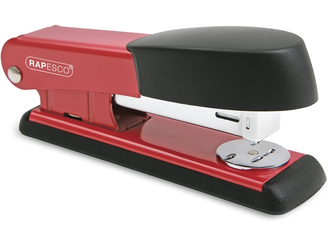 Grampeador Bowfin R53500r2 De Meia Tira, Capacidade Para 25 Folhas, Vermelho Aquaforge