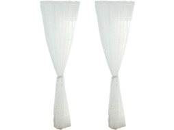 Cortinas De Voile Transparente Com Estampa De Estrelas Prateadas Para Janelas Blackout Decoração D Gokoco