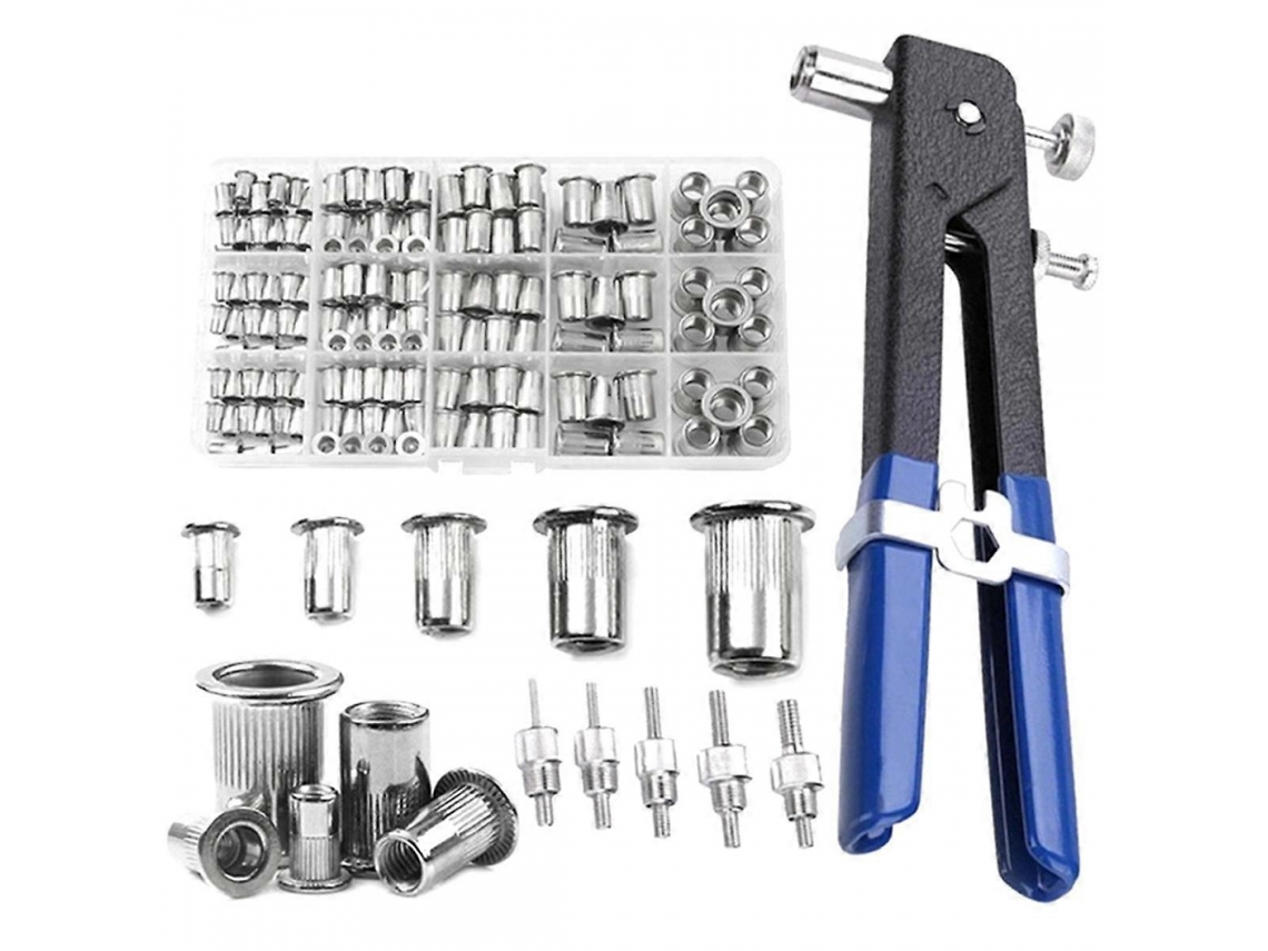 Kit De 150 Peças Alicates Para Rebites E Porcas M3/m5/m6/m8 Reparo Porcas. -aquaforge