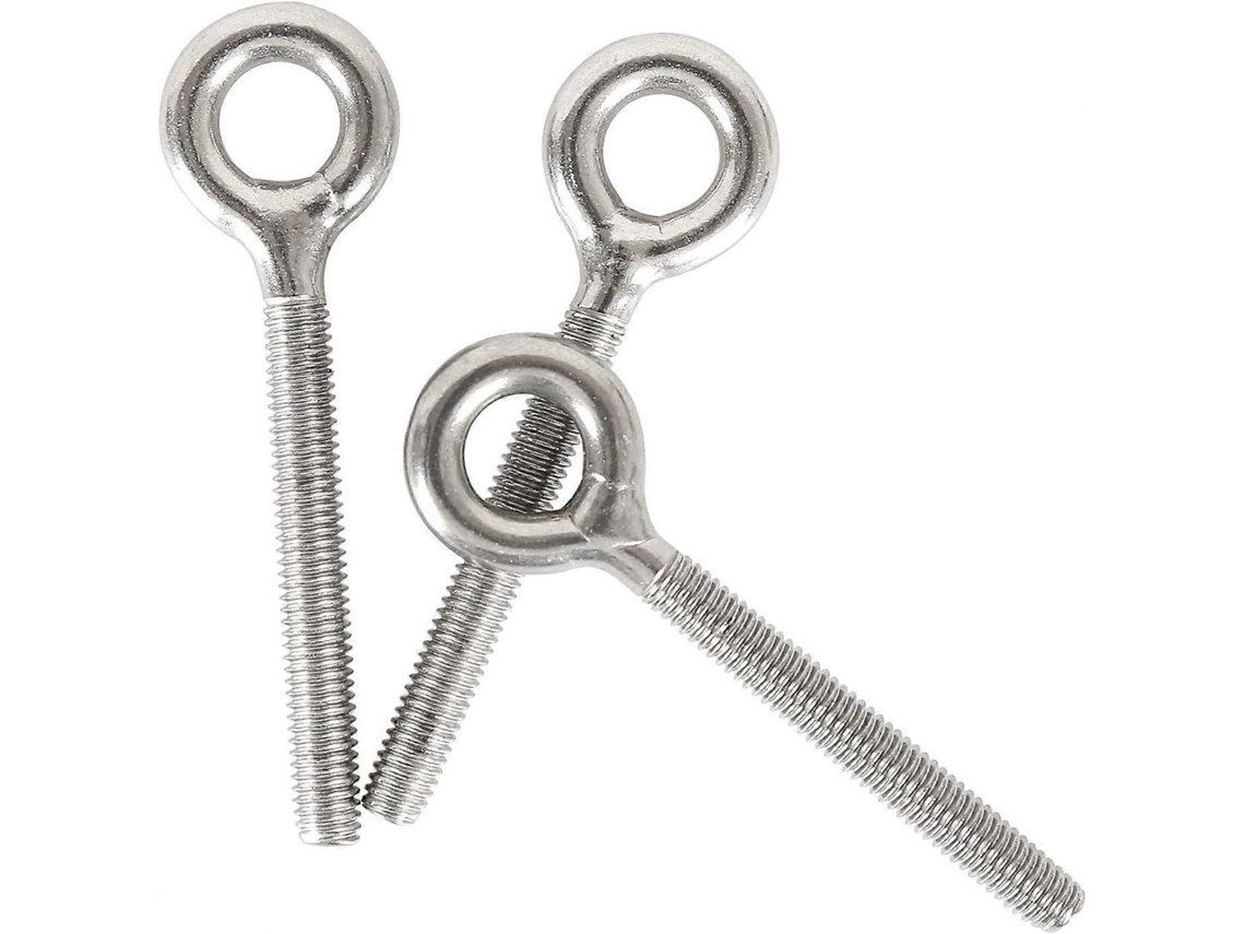 Varilla Roscada de Acero Inoxidable 304 M12 Soldada Cerrada, Tornillo Coil, 2 Piezas