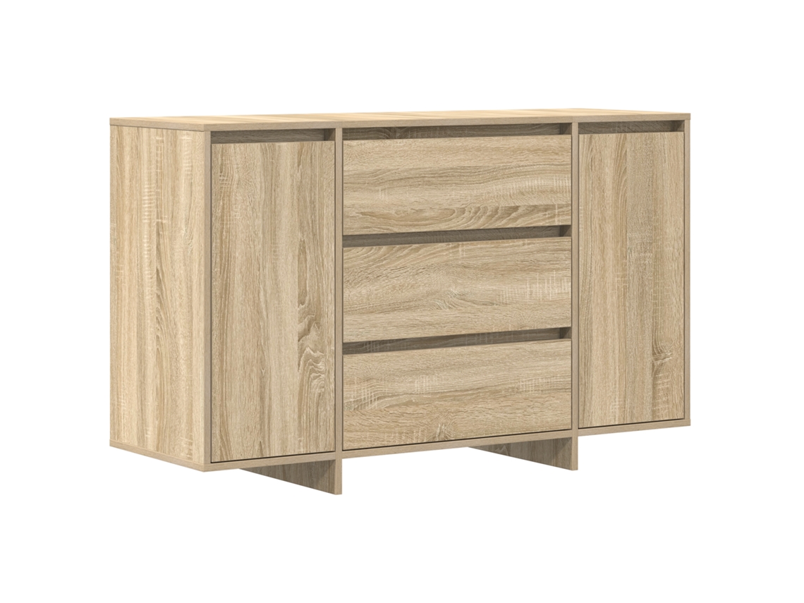 Conjunto 1 Aparador Retangular Vidaxl Castanho Derivados De Madeira (120 X 41 X 75 Cm)