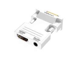 Adaptador Lurelia Cabo Hdmi Para Vga, 1920x1080, 1080p, 720p, Macho, Fêmea, 3.3 Pés, Com Áudio