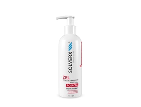 Solução Rosácea Gel De Limpeza Para Pele Com Rosácea, 200ml Solverx
