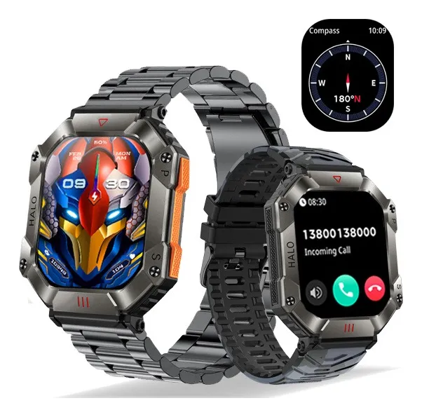 Relógio Inteligente Masculino com GPS e Bluetooth Callvayotoy